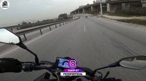 CFMOTO 250NK TOP SPEED & 250SR DAN İYİ GİDİYOR MU ?MOTORCU ÇOCUKLARIN KAVGASINA DENK GELDİM !..