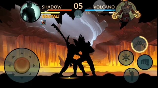 Shadow Fight 2 : Composite Sword Vs Boss Volcano [ IOS/Android ] Gameplay