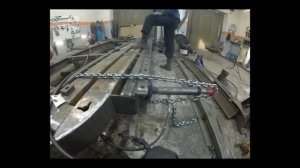 СТАПЕЛЬ КАХОВКА В КАХОВКА+ Выставляем самые тяжелые детали (250кг каждая) и начинаем обваривать)))