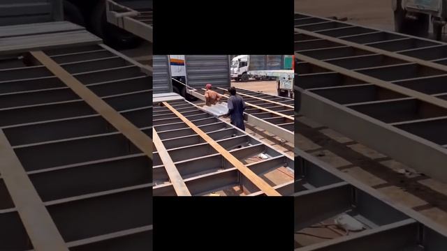 Процесс изготовления грузового прицепа. смотреть онлайн