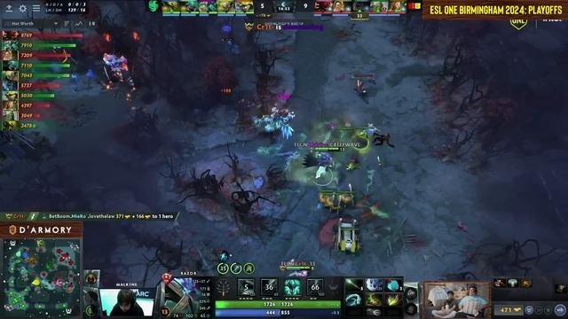 Full Game: Betboom Team vs Team Falcons - Game 1 (BO5) | ESL One Birmingham Grandfinals смотреть онлайн