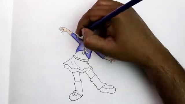 How to Plum Pudding Muffin from Strawberry Shortcake with Color Pencils [Time Lapse] смотреть онлайн