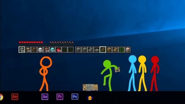 animation vs maincraft ep 1 ( на моей озвучке )