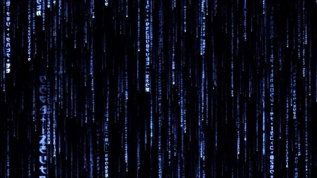 Dark Blue Matrix Code Rain 3D - 1 Hour Matrix Theme TV Screensaver and 4K Live Wallpaper смотреть онлайн