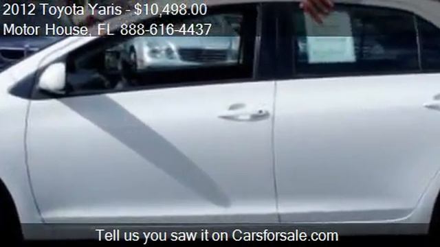 2012 Toyota Yaris 4dr Sedan - For Sale In PLANTATION, FL 333