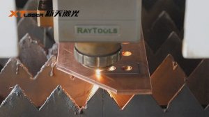 Резка меди 5 мм  -------XT LASER