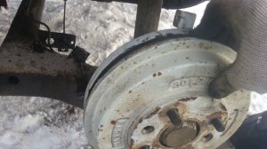 Замена задник колодок mazda demio dw