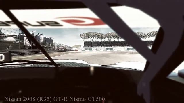 (Grid Autosport) Nissan 2008 (R35) GT-R Nismo GT500 - Exhaust Video смотреть онлайн