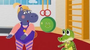 Уроки от Пинги и Кроки Урок физкультуры