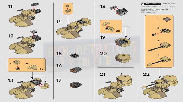 LEGO instructions - Star Wars - 30680 - AAT™ смотреть онлайн