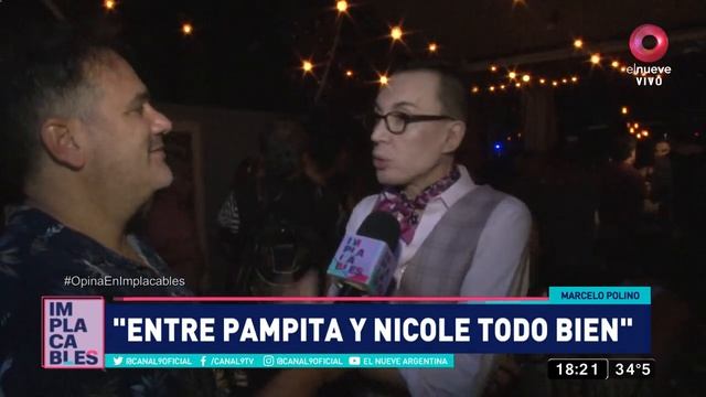 Marcelo Polino habló sobre la tensa relación entre Pampita y Nicole Neumann #Implacables смотреть онлайн
