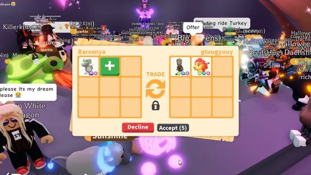 ОТКЛОНИЛА топ трейд МЕГА НЕОН СКЕЛЕ СОБАКИ в Адопт ми! DECLINE top trade MEGA NEON SKELE DOG! смотреть онлайн