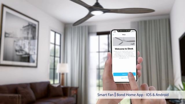 Minka-Aire® Sleek Ceiling Fan смотреть онлайн