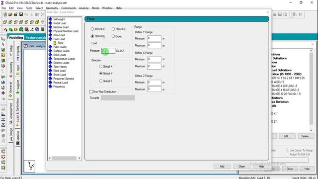 STATIC ANALYSIS -SEISMIC LOAD смотреть онлайн