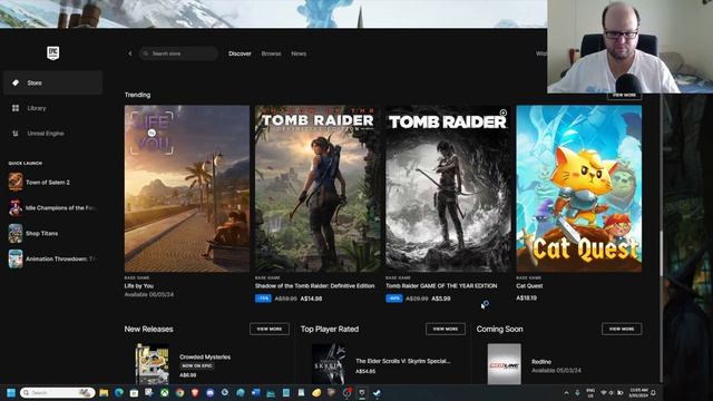 EPIC Games Free Games With A Star Wars Sale