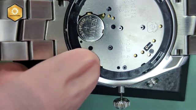 How to Release Crown and Battery Tissot watch T101417A #watchservicebd смотреть онлайн