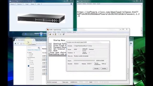 Restaurar firmware Swich SG300 смотреть онлайн
