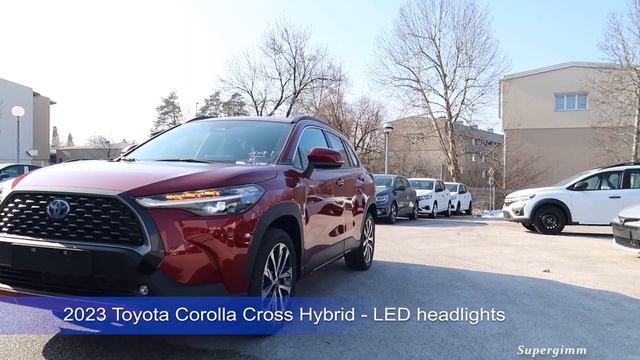 New Toyota Corolla Cross Hybrid 2023 - Visual review by Supergimm смотреть онлайн