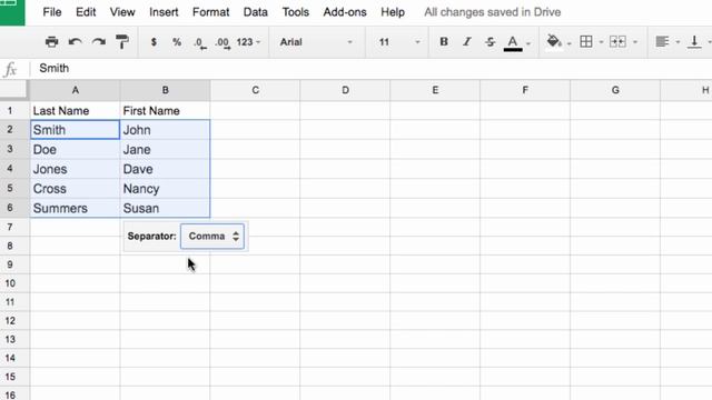 How to Split Text into Columns in Google Sheets смотреть онлайн