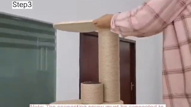 Floor to Ceiling cat tree tower installation video смотреть онлайн
