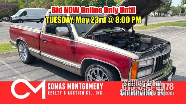 1991 GMC SLE Truck - Online Auction ends May 23rd, 2023 смотреть онлайн
