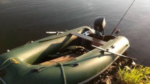 обзор лодки Инзер 330v мотор ветерок 8м.