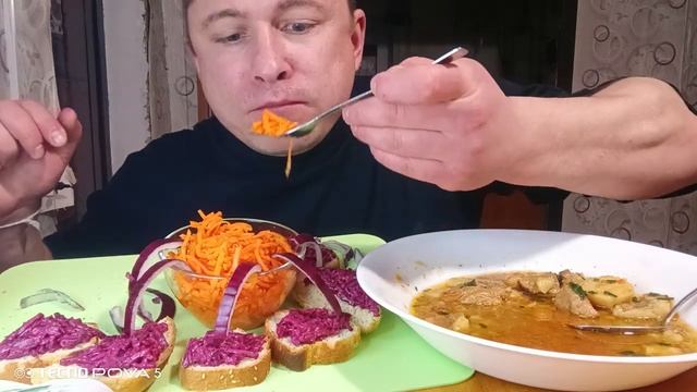 мукбанг/обжор/тушёная картошка/ смотреть онлайн