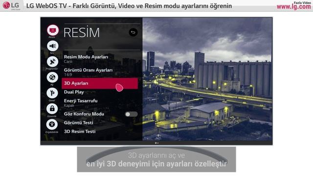 [LG WebOS TV] - Farklı Görüntü, Video ve Resim modu ayarlarını öğrenin смотреть онлайн