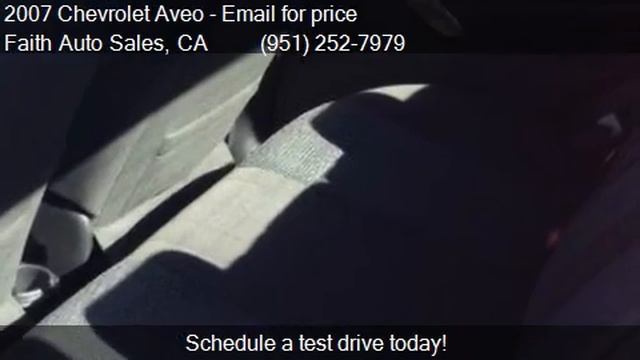 2007 Chevrolet Aveo LT 4dr Sedan for sale in Temecula, CA 92 смотреть онлайн
