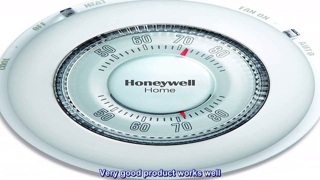Great Product -  Honeywell Home CT87N1001 The Round Non-Programmable Manual Thermostat, Large, Whit