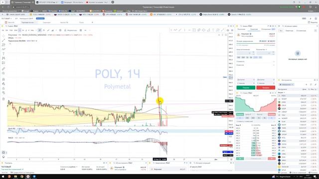 Прогноз POLY Полиметалл Polymetal / Куда пойдёт цена? / По какой цене покупать продавать? смотреть онлайн