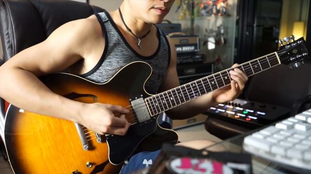 Gibson ES335 comparison Line6 Helix direct to FOH_720pFHR смотреть онлайн