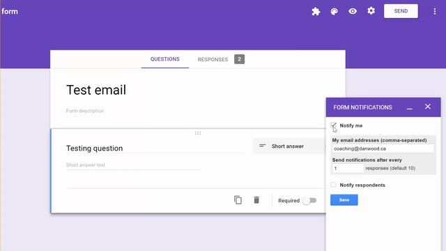 Google form Notifications Not Working? Email Settings смотреть онлайн