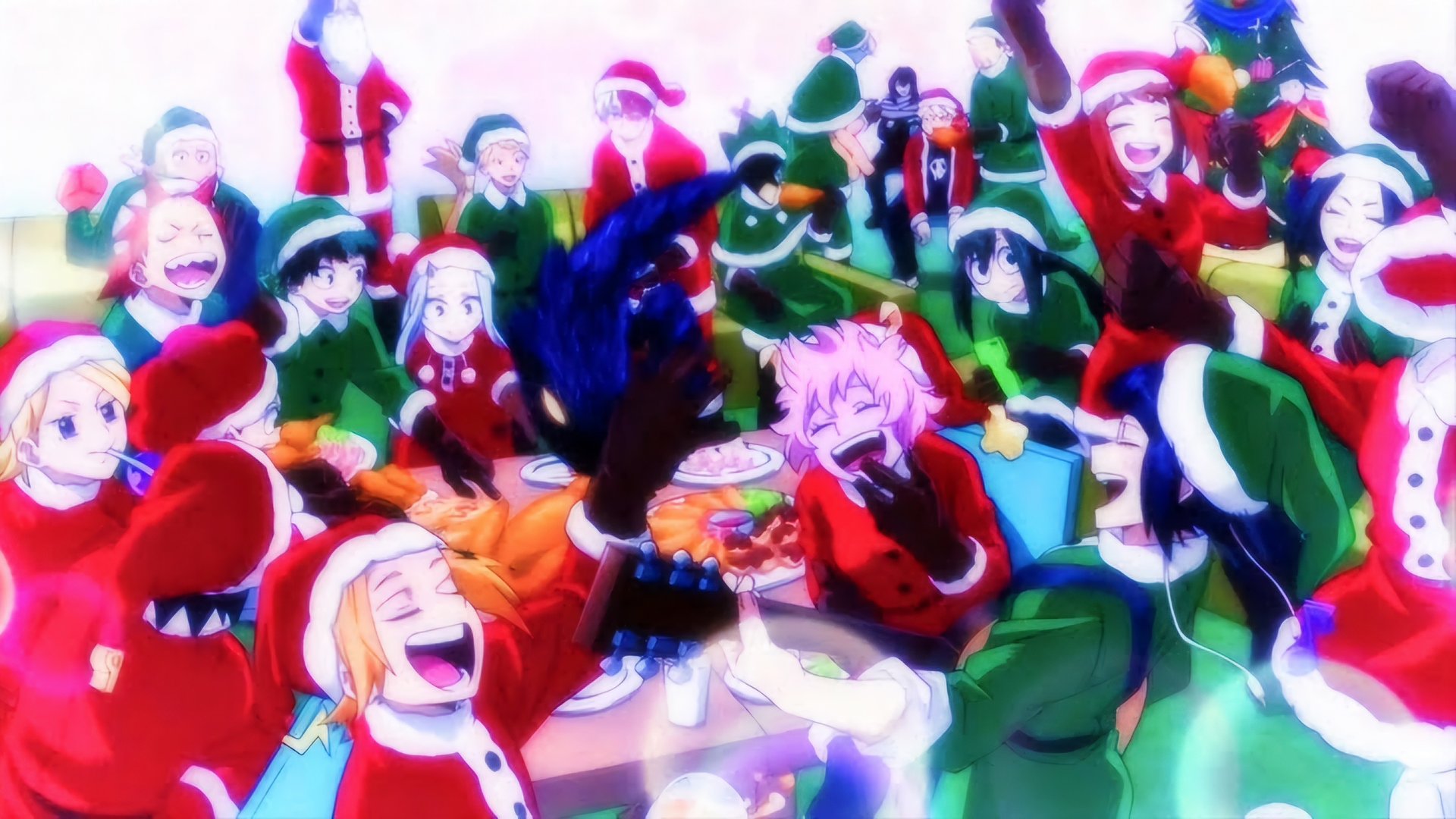 Снег и елки ледяные горки - Аниме клип [ AMV ] смотреть онлайн