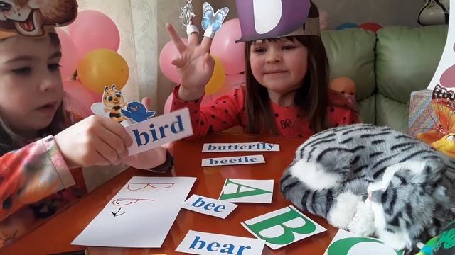 Занимательный английский алфавит для детей. Буква В. Funny English Alphabet for kids.Letter B. смотреть онлайн