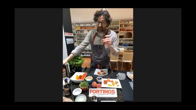 ICCO Tutti A Tavola - Grilled Peach & Burrata Salad  Caprese Salad