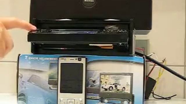 ALL IN ONE 4" TFT-LCD TV DVD Bluetooth Touchscreen DivX смотреть онлайн
