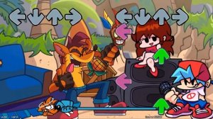 Крэш бандикут фнф(1 стадия)