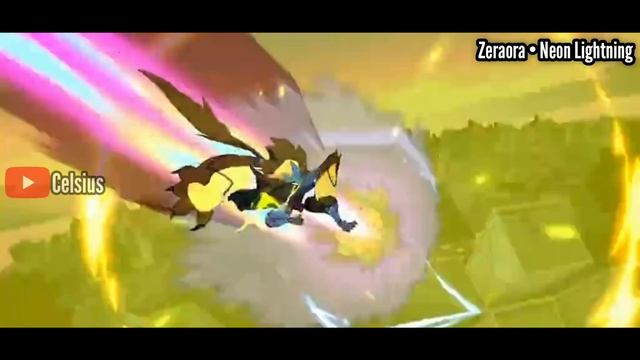 Ultimate Move Animation : Zeraora (Skin Neon Lightning) - Pocket Incoming /Pet Impact смотреть онлайн
