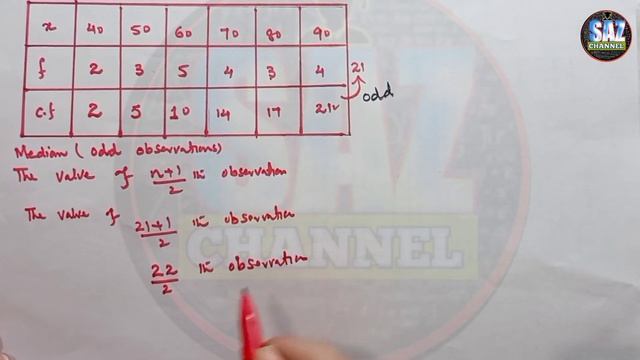 Median|Statistical averages|How to find median for grouped odd data?|NSMD2(7TH ED)|Ex#17B|Q#2(b) смотреть онлайн