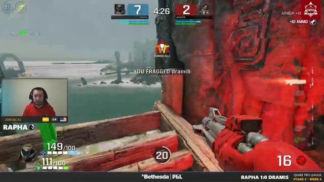 rapha vs dramiS - Quake Pro League - Stage 2 - Week 4 смотреть онлайн