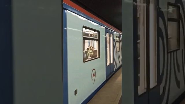 Плавное отправление 81-765 "Москва // Сокольническая линия #поезда #популярное #тренды #метро смотреть онлайн
