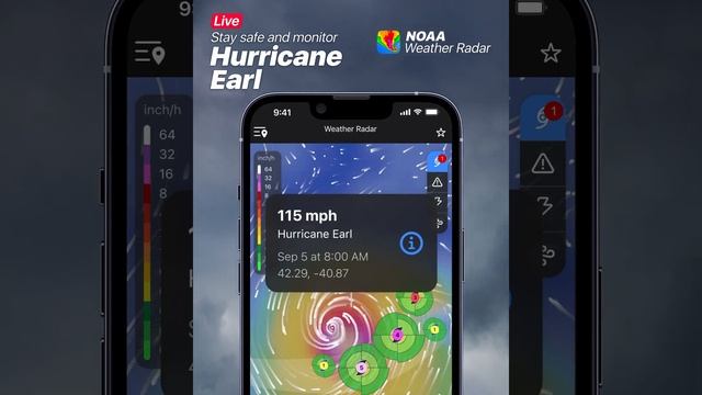 The NOAA Weather Radar & Alerts App - Earl смотреть онлайн
