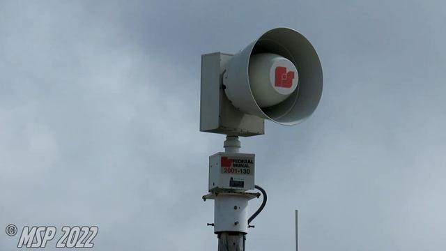 Federal Signal 2001-130 Tornado Siren Test | Full Alert | Ames, IA