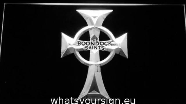 Boondock Saints Cross LED Neon Sign смотреть онлайн