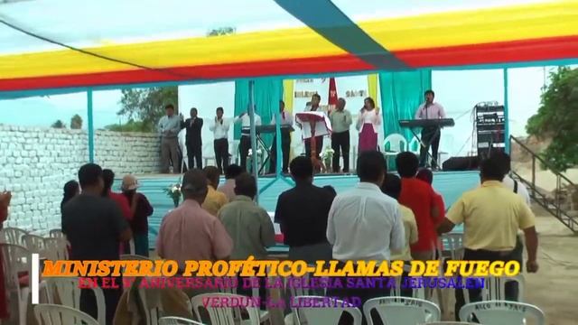 MINISTERIO PROFÉTICO "LLAMAS DE FUEGO" -EN VERDÚN -2022 смотреть онлайн