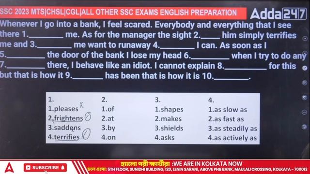 SSC MTS Classes 2023 In Bengali | SSC MTS English Classes | Cloze Test смотреть онлайн