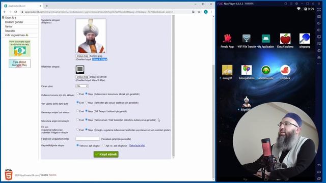 App Creator24-Uygulama İsmi, Ikon ve Sürüm Kodu смотреть онлайн