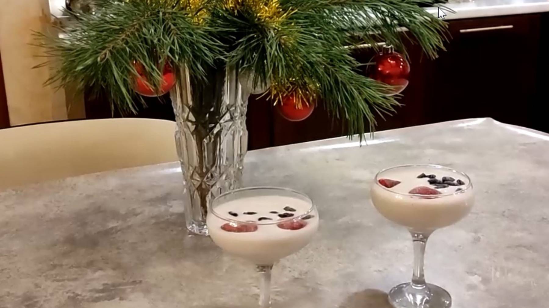 Кокосово-молочный коктейль,безалкогольный. смотреть онлайн