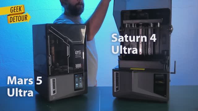 Mars 5 Ultra & Saturn 4 Ultra - обзор фотополимерных принтеров от Elegoo (англ.)